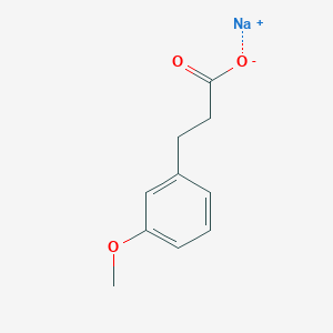 Sodium 3-(3-methoxyphenyl)propanoate