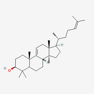 molecular formula C30H50O B14858454 4,4,14-Trimethylcholesta-9(11),24-dien-3beta-ol 