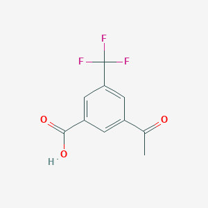 3-Acetyl-5-(trifluoromethyl)benzoic acid