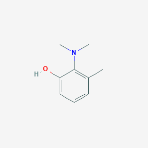 molecular formula C9H13NO B14858496 2-(Dimethylamino)-3-methylphenol 