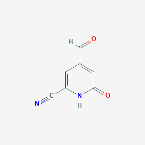 4-Formyl-6-hydroxypyridine-2-carbonitrile