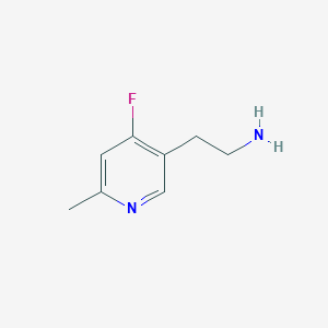 2-(4-Fluoro-6-methylpyridin-3-YL)ethanamine