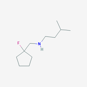 [(1-Fluorocyclopentyl)methyl](3-methylbutyl)amine