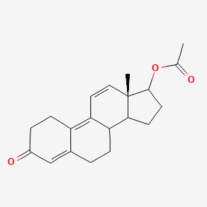 molecular formula C20H24O3 B14858548 [(13S)-13-methyl-3-oxo-2,6,7,8,14,15,16,17-octahydro-1H-cyclopenta[a]phenanthren-17-yl] acetate 