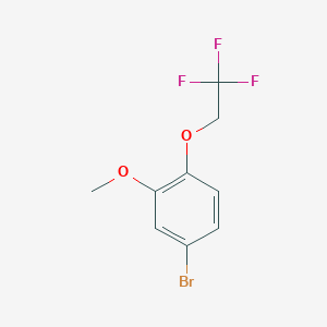 4-Bromo-2-methoxy-1-(2,2,2-trifluoroethoxy)benzene