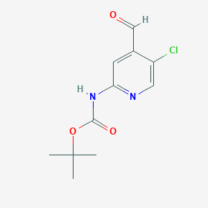 Tert-butyl 5-chloro-4-formylpyridin-2-ylcarbamate