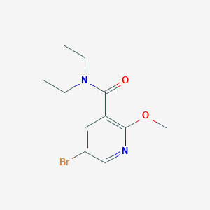 5-Bromo-N,N-diethyl-2-methoxynicotinamide