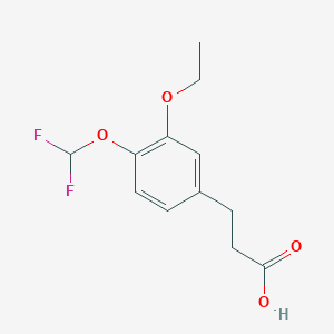 3-(4-(Difluoromethoxy)-3-ethoxyphenyl)propanoic acid