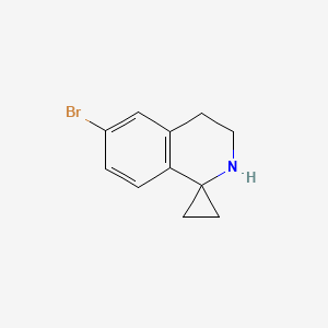 6'-Bromo-3',4'-dihydro-2'H-spiro[cyclopropane-1,1'-isoquinoline]