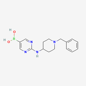 (2-[(1-Benzylpiperidin-4-YL)amino]pyrimidin-5-YL)boronic acid