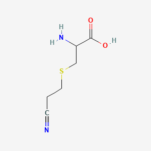 molecular formula C6H10N2O2S B14858682 S-Cyanoethyl-L-cysteine 