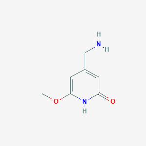 4-(Aminomethyl)-6-methoxypyridin-2-OL