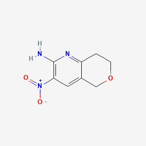 3-Nitro-7,8-dihydro-5H-pyrano[4,3-B]pyridin-2-amine