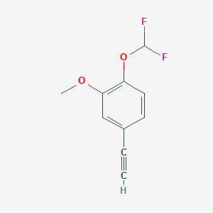 1-Difluoromethoxy-4-ethynyl-2-methoxybenzene