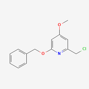 2-(Benzyloxy)-6-(chloromethyl)-4-methoxypyridine