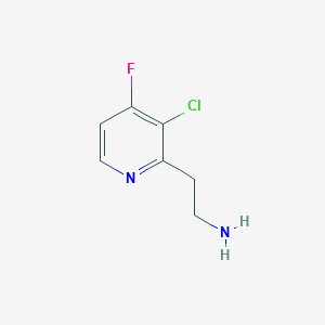 2-(3-Chloro-4-fluoropyridin-2-YL)ethanamine