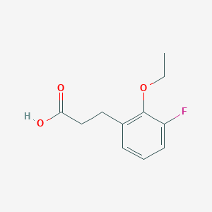 molecular formula C11H13FO3 B1485878 3-(2-Ethoxy-3-fluorophenyl)-propionic acid CAS No. 1804283-67-7