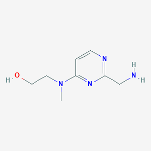 (4-[(2-Hydroxyethyl)(methyl)amino]pyrimidin-2-YL)methanamine