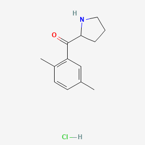 2-(2,5-Dimethylbenzoyl)pyrrolidine hydrochloride