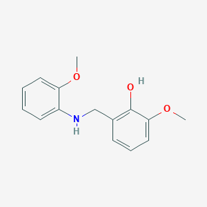 2-Methoxy-6-{[(2-methoxyphenyl)amino]methyl}phenol