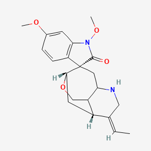 (1S,2S,7Z,8R)-7-ethylidene-1',6'-dimethoxyspiro[11-oxa-5-azatricyclo[6.3.1.04,9]dodecane-2,3'-indole]-2'-one