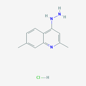 2,7-Dimethyl-4-hydrazinoquinoline hydrochloride