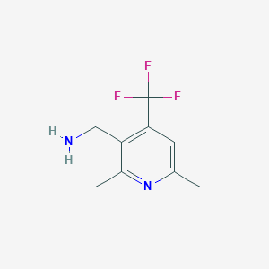 (2,6-Dimethyl-4-(trifluoromethyl)pyridin-3-YL)methanamine