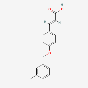 3-(4-((3-Methylbenzyl)oxy)phenyl)acrylic acid