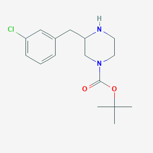 3-(3-Chloro-benzyl)-piperazine-1-carboxylic acid tert-butyl ester