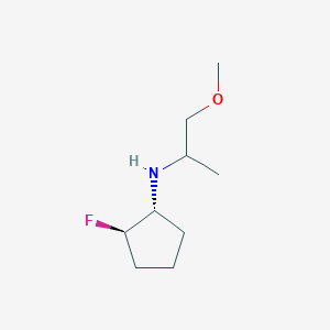 molecular formula C9H18FNO B1485896 (1R,2R)-2-氟-N-(1-甲氧基丙烷-2-基)环戊胺 CAS No. 2166521-07-7