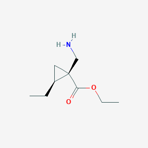 Ethyl (1S,2S)-1-(aminomethyl)-2-ethylcyclopropanecarboxylate