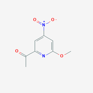 1-(6-Methoxy-4-nitropyridin-2-YL)ethanone