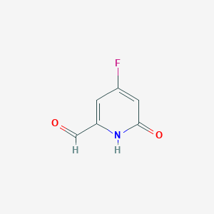 4-Fluoro-6-hydroxypicolinaldehyde