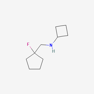 molecular formula C10H18FN B1485902 N-[(1-fluorocyclopentyl)methyl]cyclobutanamine CAS No. 1863913-81-8