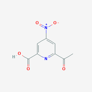 6-Acetyl-4-nitropyridine-2-carboxylic acid