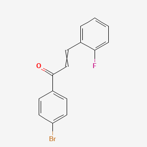 1-(4-Bromophenyl)-3-(2-fluorophenyl)prop-2-en-1-one