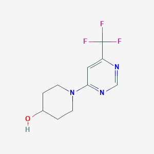 1-[6-(Trifluoromethyl)pyrimidin-4-yl]piperidin-4-ol