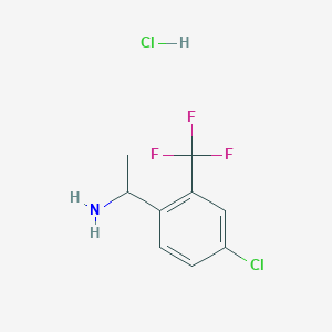 1-(4-Chloro-2-trifluoromethylphenyl)ethylamine hydrochloride