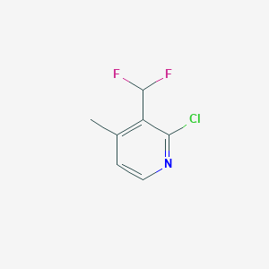 2-Chloro-3-(difluoromethyl)-4-methylpyridine