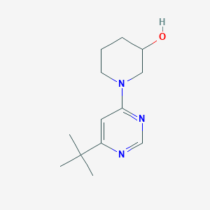 molecular formula C13H21N3O B1485925 1-(6-Tert-butilpirimidin-4-il)piperidin-3-ol CAS No. 2098040-76-5