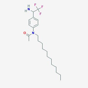 N-[4-(1-Amino-2,2,2-trifluoro-ethyl)-phenyl]-N-dodecyl-acetamide