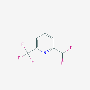 2-(Difluoromethyl)-6-(trifluoromethyl)pyridine