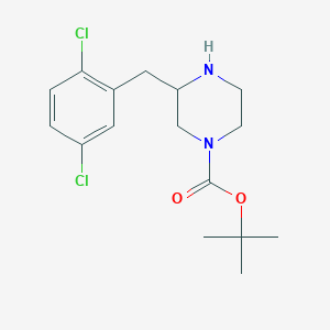 3-(2,5-Dichloro-benzyl)-piperazine-1-carboxylic acid tert-butyl ester