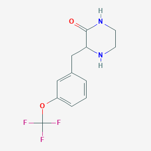 3-(3-Trifluoromethoxy-benzyl)-piperazin-2-one