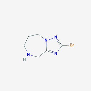 2-Bromo-6,7,8,9-tetrahydro-5H-[1,2,4]triazolo[1,5-A][1,4]diazepine