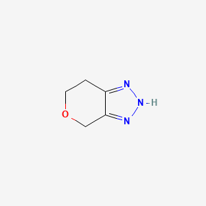 molecular formula C5H7N3O B14859347 3,4,6,7-Tetrahydropyrano[3,4-D][1,2,3]triazole 