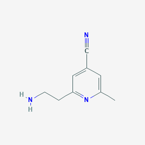 2-(2-Aminoethyl)-6-methylisonicotinonitrile