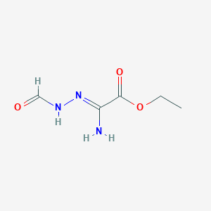 ethyl (2Z)-amino(formylhydrazono)acetate