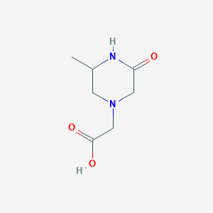 2-(3-Methyl-5-oxopiperazin-1-YL)acetic acid