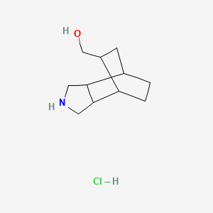 4-Azatricyclo[5.2.2.0~2,6~]undec-8-ylmethanol hydrochloride